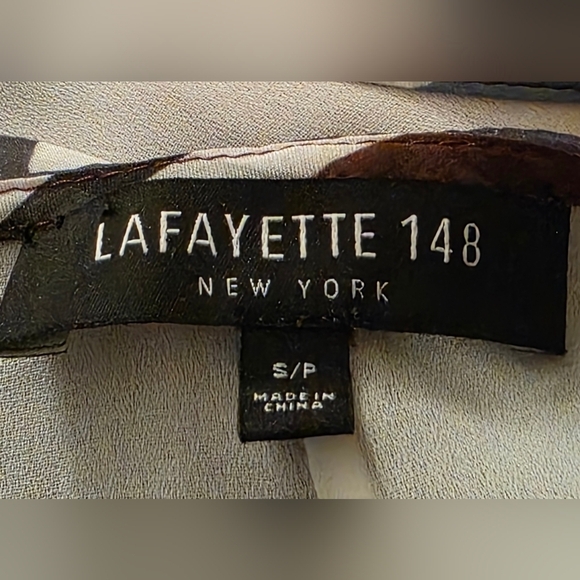 Sleeveless Lined Silk Lafayette Dress - Picture 10 of 10